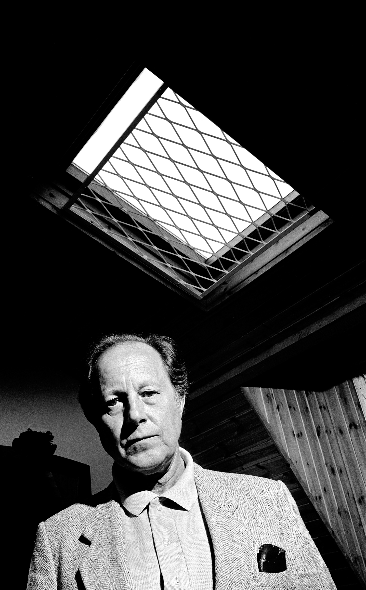 Film Director, Nicolas Roeg photographed at his home in London, 1984, for Time Out Magazine