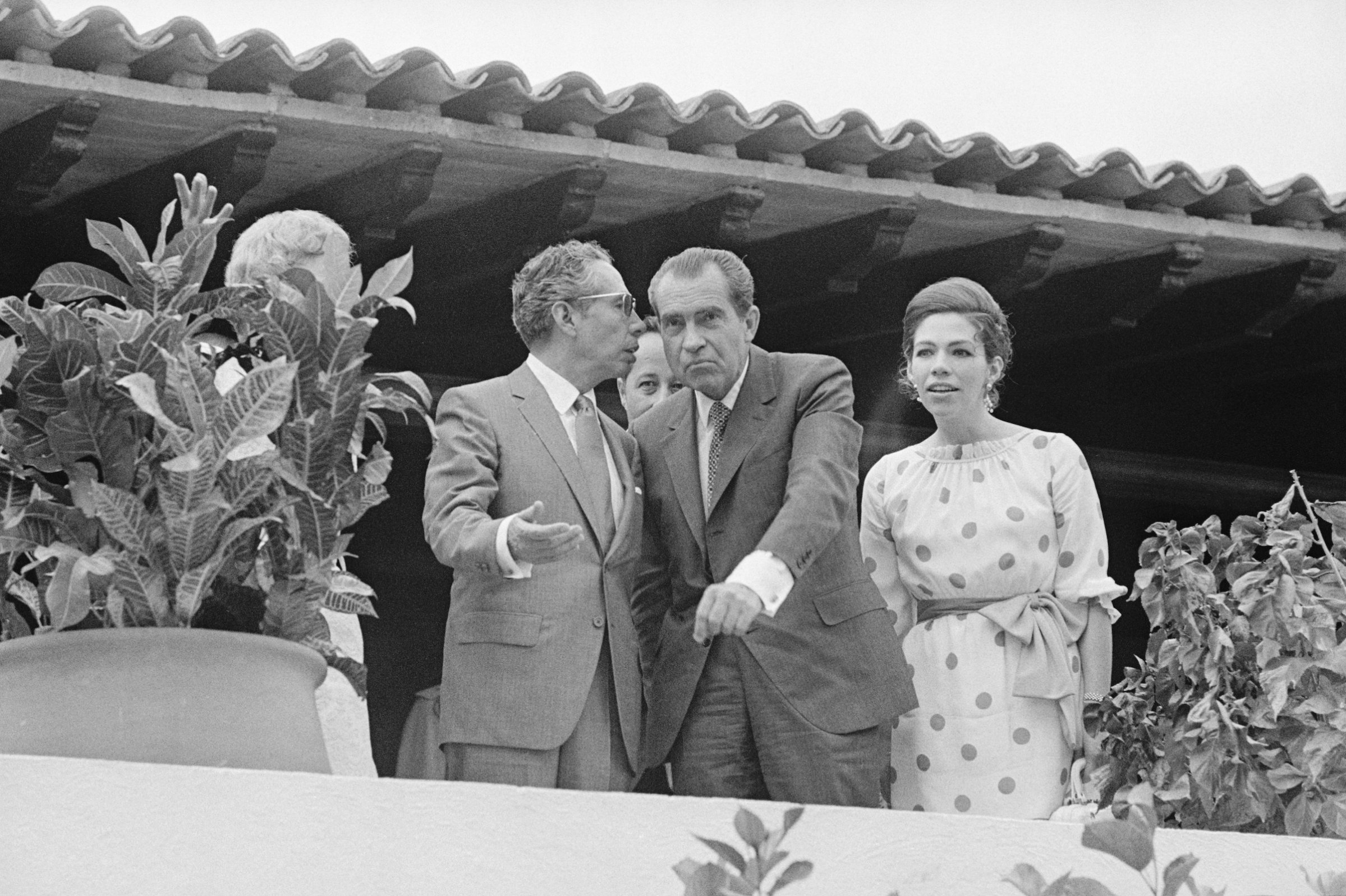 Gustavo Diaz Ordaz Speaking to Richard Nixon