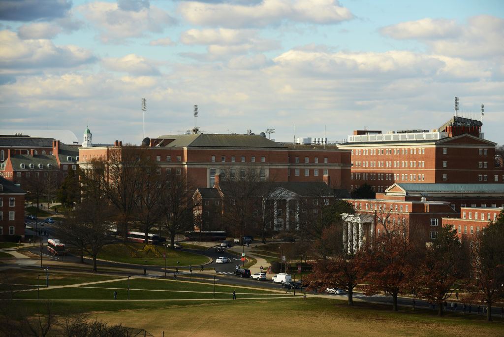 COLLEGE PARK, MD - DECEMBER 6: The campus of the University of Maryland