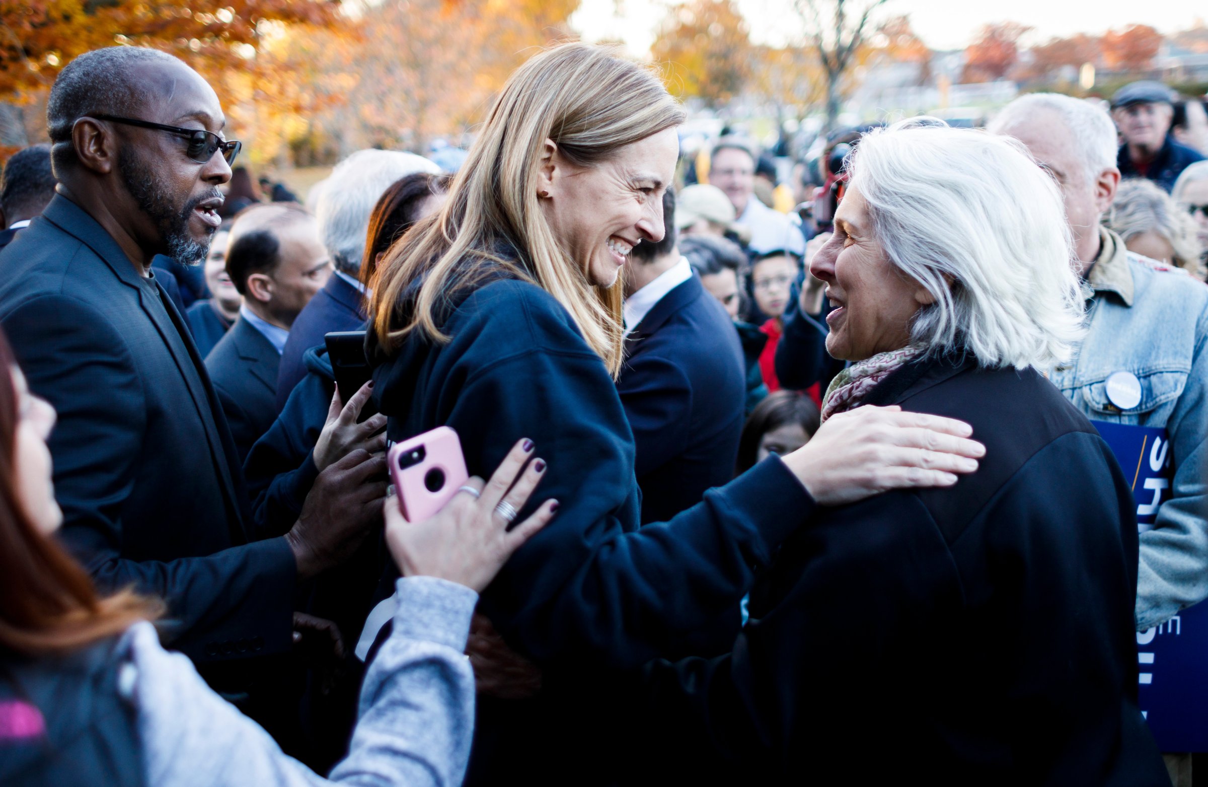 Democratic congressional candidate Mikie Sherrill campaigns in New Jersey, Livingston, USA - 04 Nov 2018