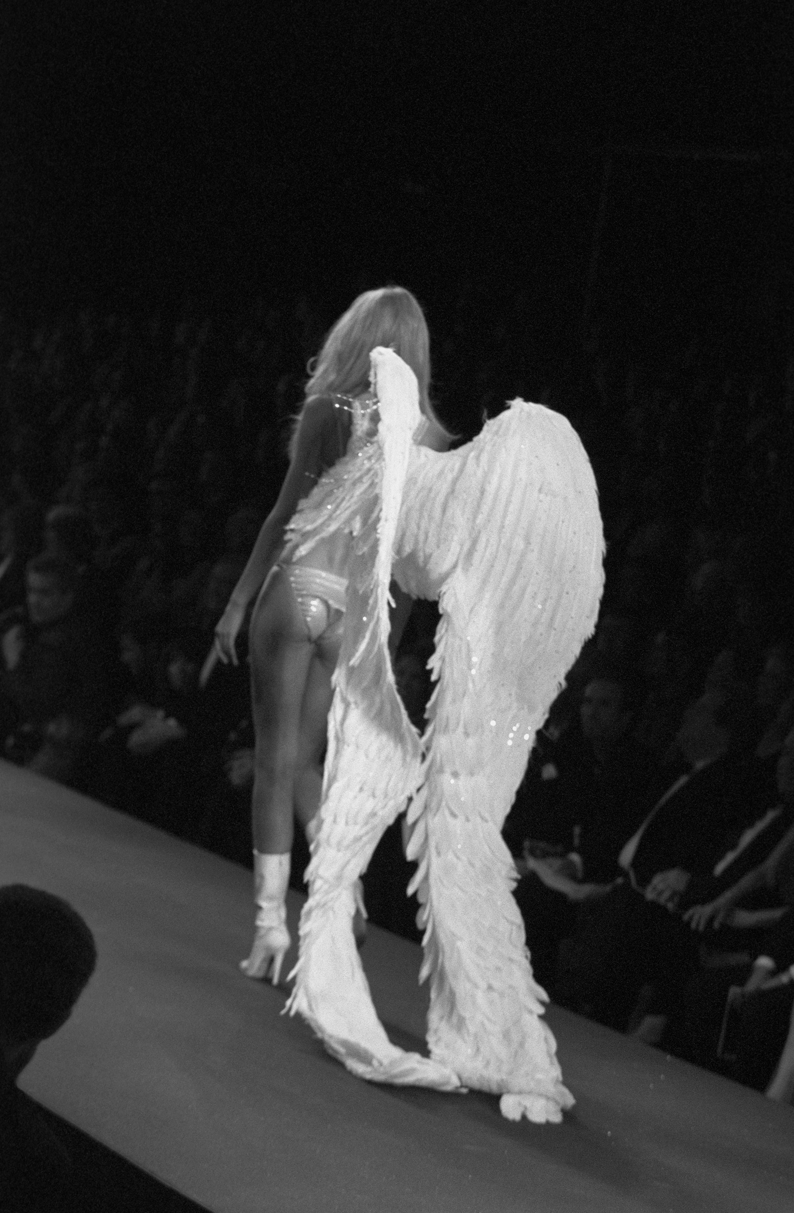Supermodel and Victoria’s Secret Angel Heidi Klum walks the brand’s renowned fashion show in Cannes, France, in 2000 (Edgar Herbst—13 Photo/Redux)