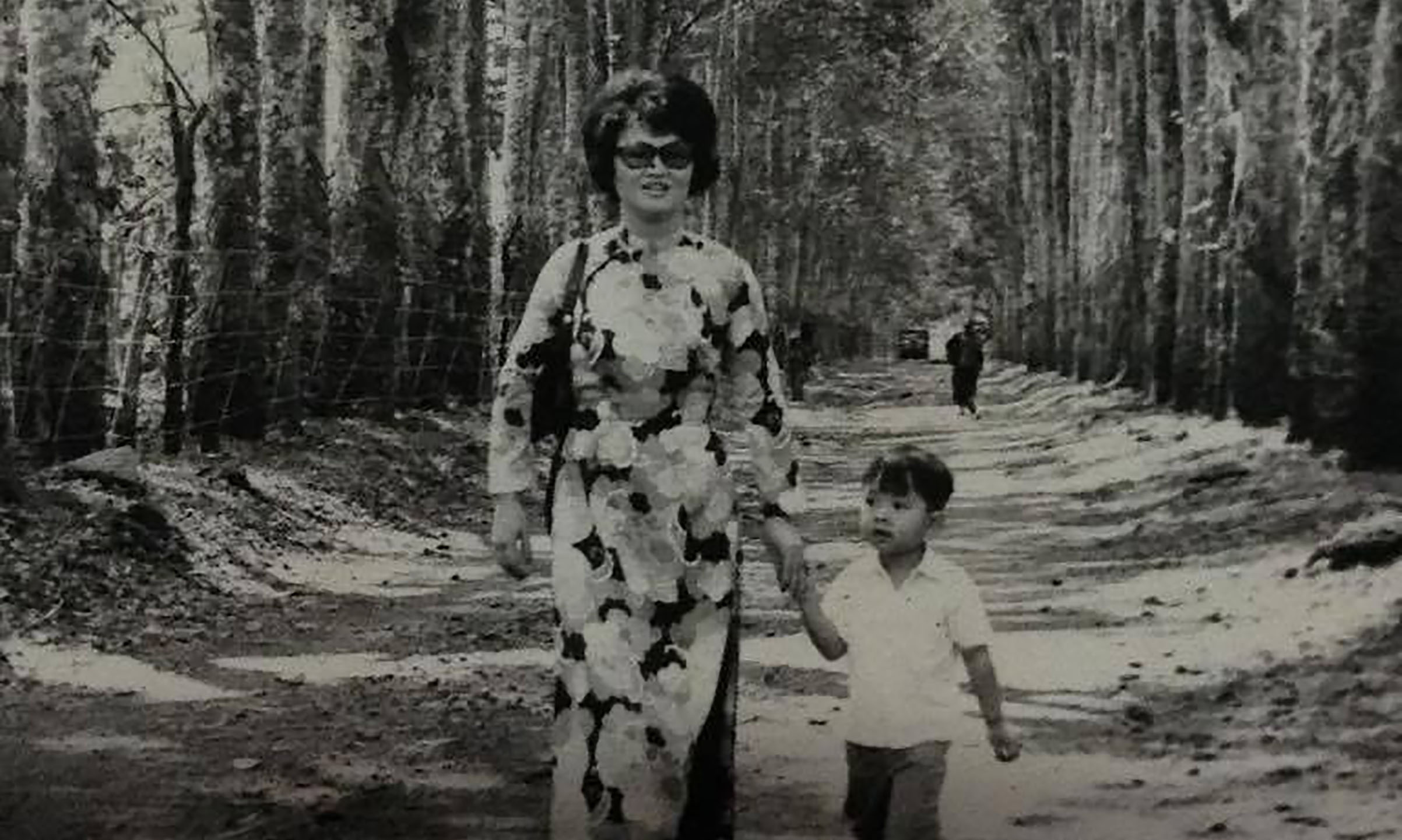 Nguyen with his mother in Vietnam, before they left for the U.S (Photographs Courtesy Viet Thanh Nguyen)