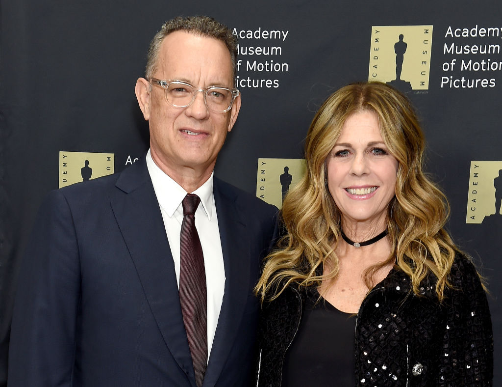 Tom Hanks and Rita Wilson attend The Academy Museum Of Motion Pictures Unveiling of the Fully Restored Saban Building at Petersen Automotive Museum on December 4, 2018 in Los Angeles, California. (Gregg DeGuire&mdash;Getty Images)