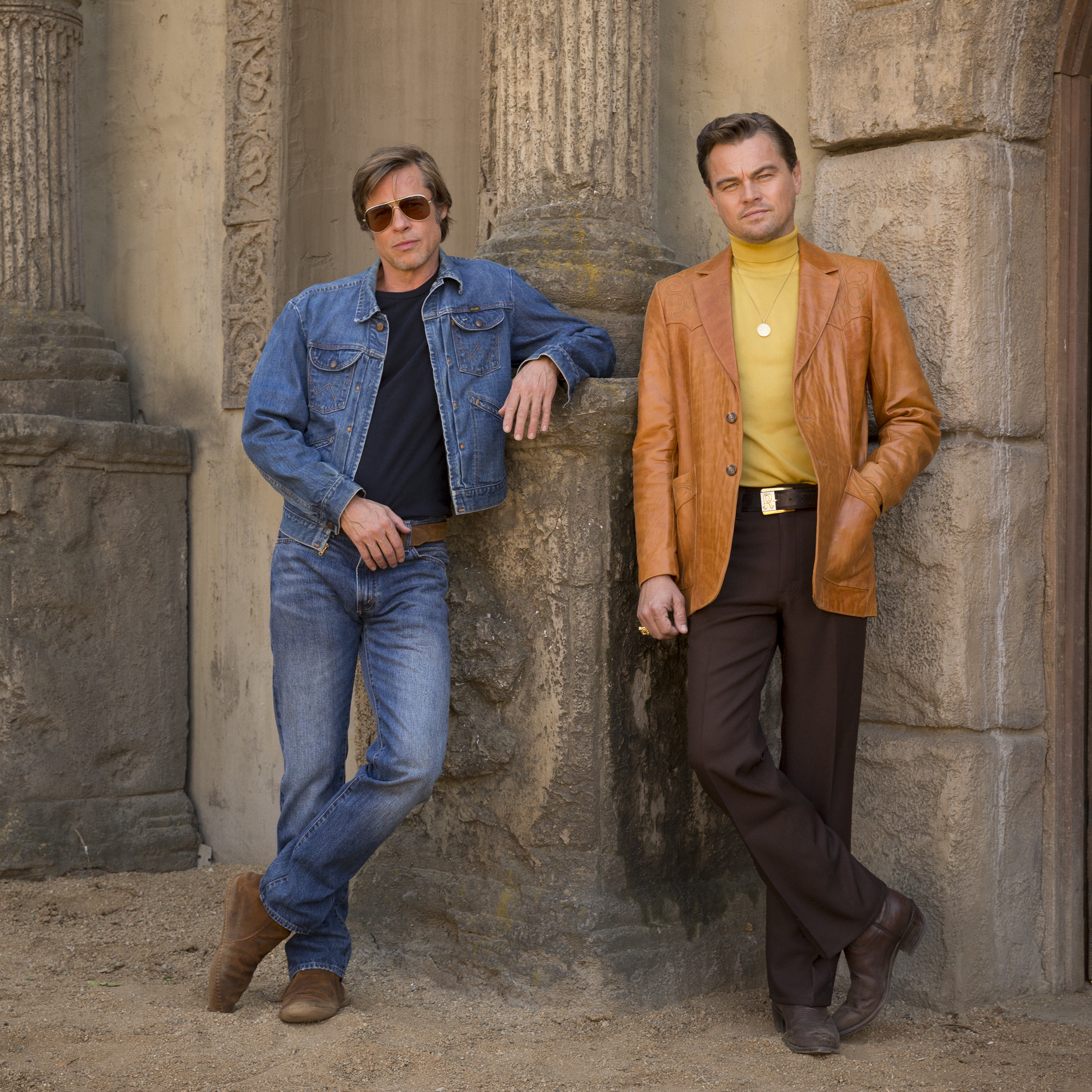 Brad Pitt and Leonardo DiCaprio in 'Once Upon a Time in Hollywood' (Sony Pictures)
