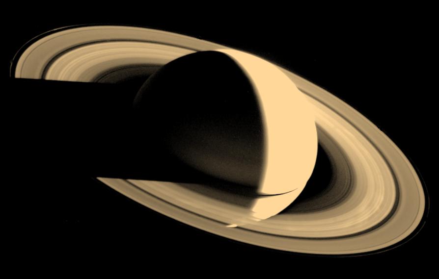 Nothing good lasts forever: Saturn and it's (for now) rings, photographed during the Voyager missions