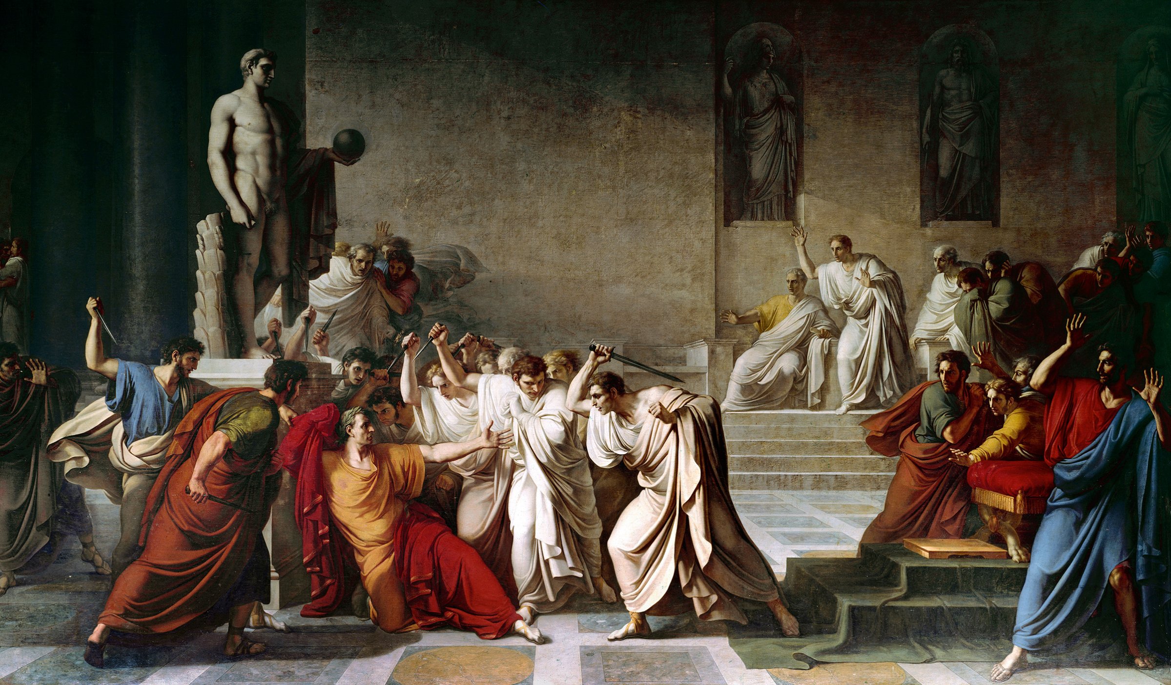 Vincenzo Camuccini, The Death of Caesar, 1798
