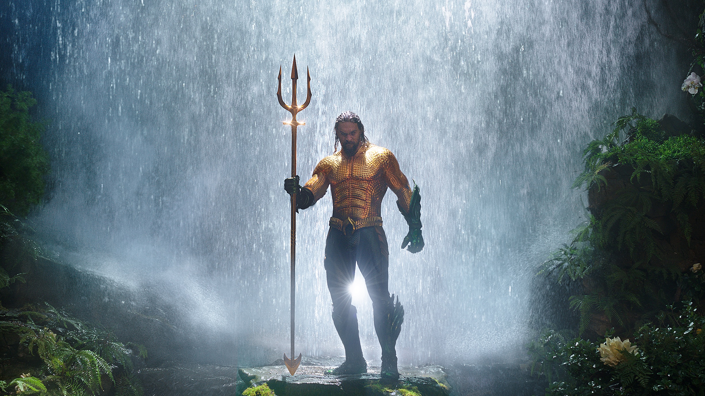 Jason Momoa as Aquaman in "Aquaman." (Courtesy of Warner Bros. Pictures)