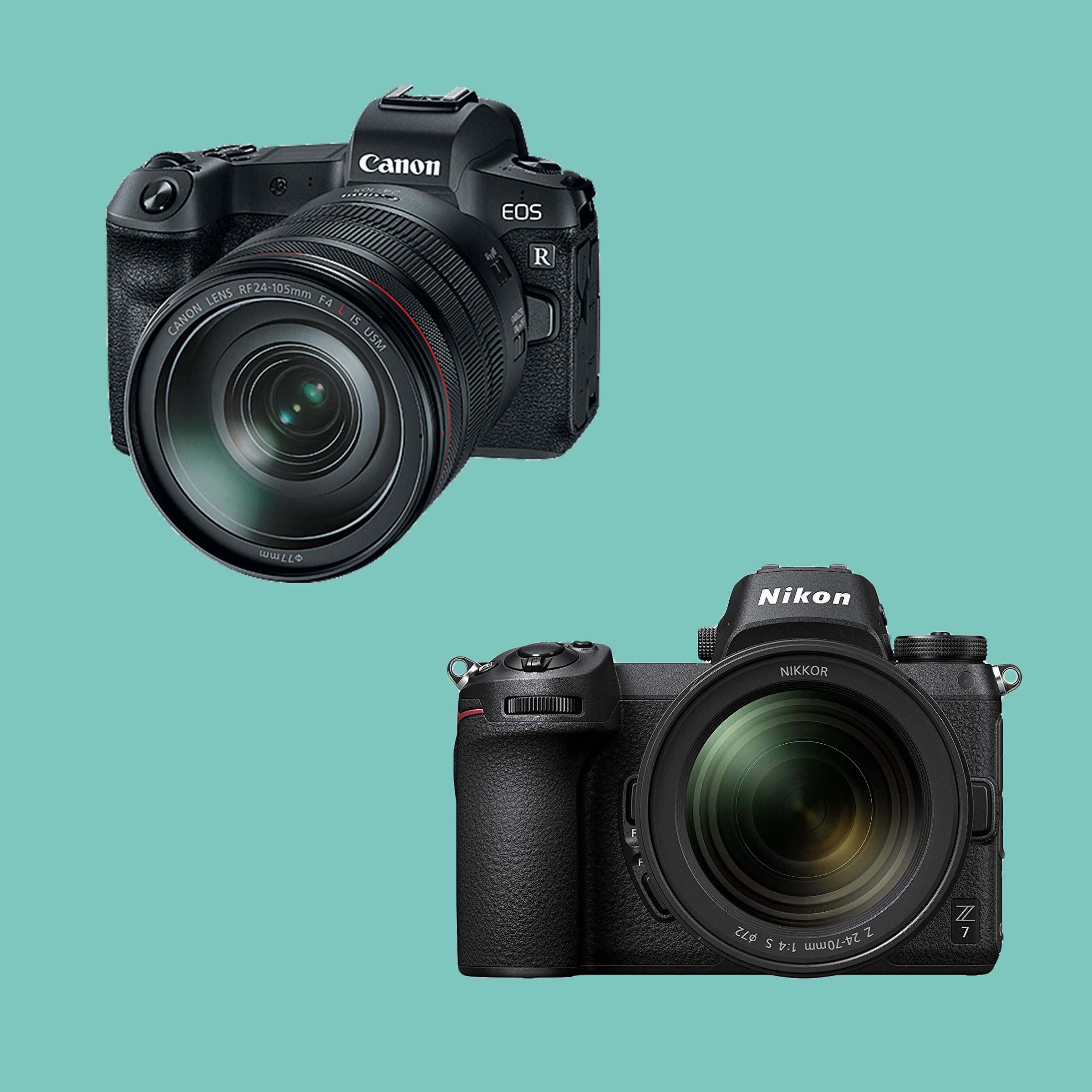 Canon EOS R and Nikon Z7