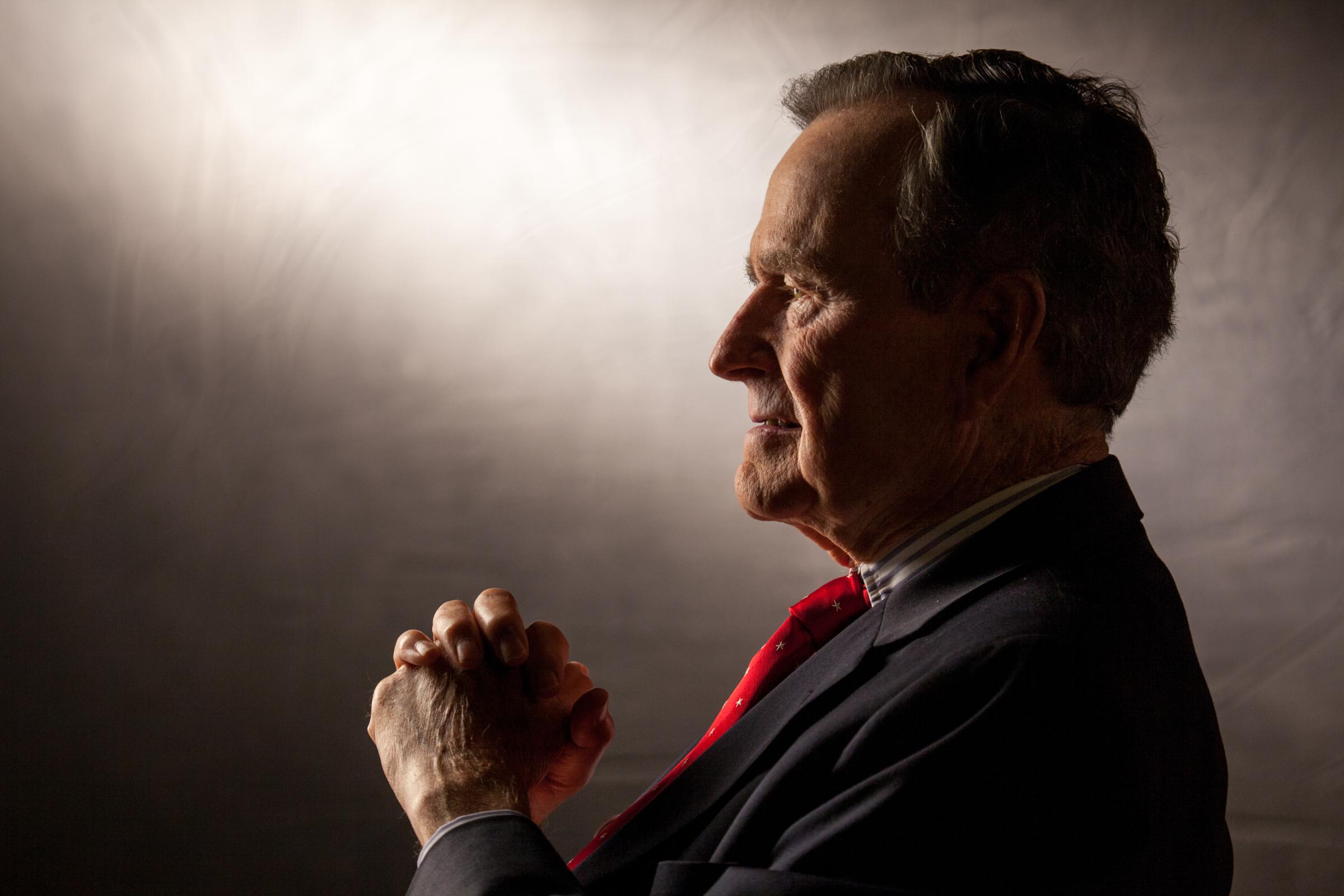 President George H.W. Bush Interviewed for "The Presidents' Gatekeepers"