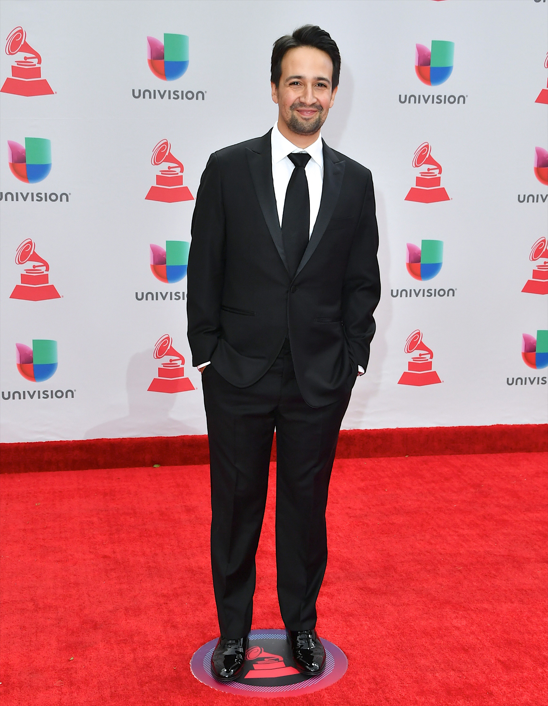 Lin-Manuel Miranda attends the 18th Annual Latin Grammy Awards at MGM Grand Garden Arena on November 16, 2017 in Las Vegas, Nevada. (Mindy Small—Getty Images)