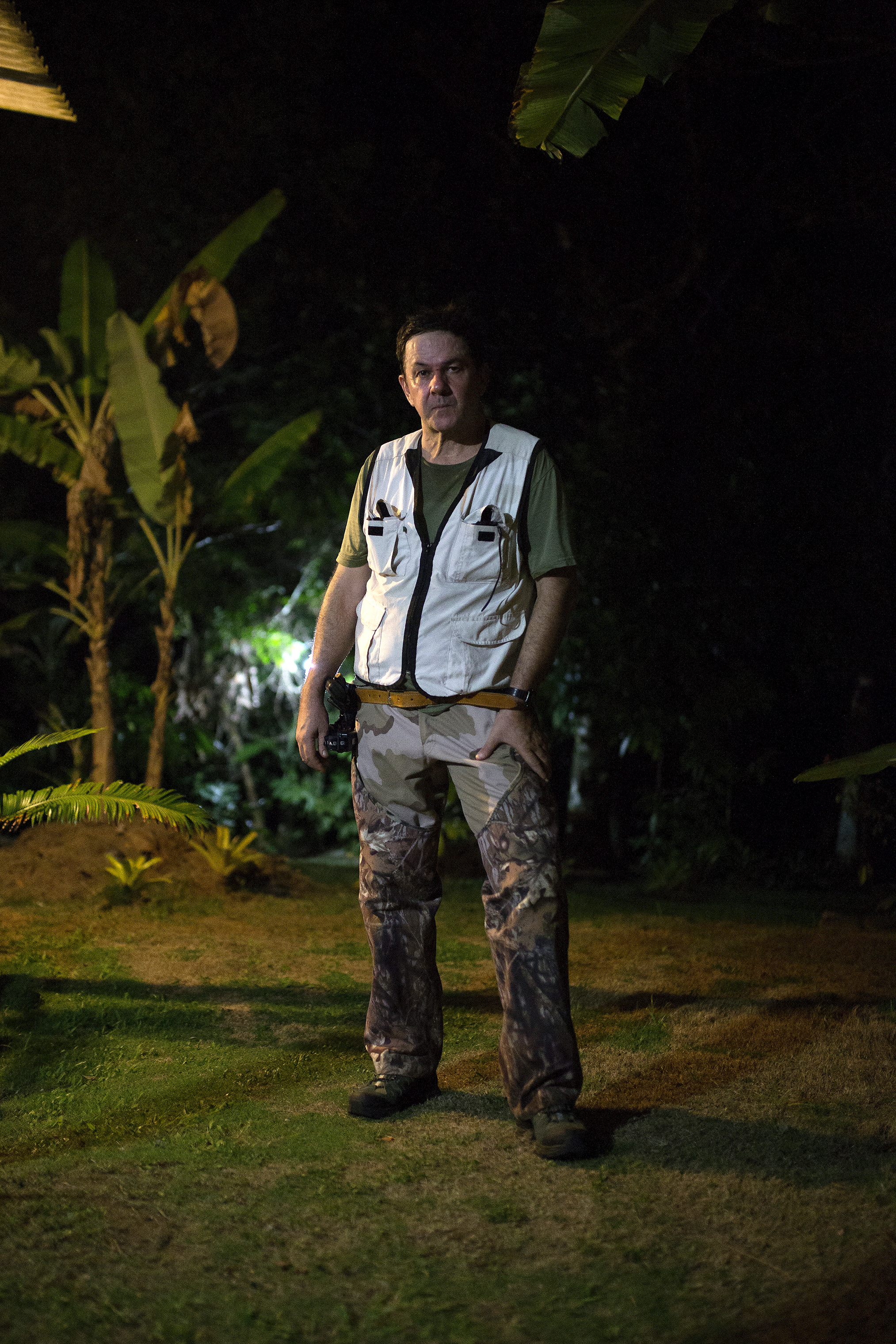 Dr. Rodrigo Souza at his snake sanctuary in Serra Grande, Brazil. (Stephanie Foden)