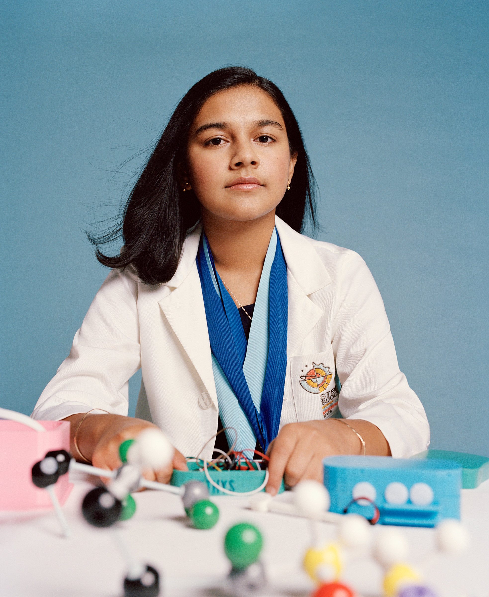 Gitanjali Rao loves to problem-solve and experiment with everything from artificial-intelligence technology to baking (Sharif Hamza for TIME)