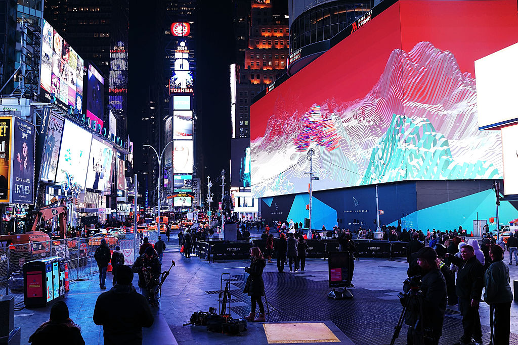 A view of Times Square on November 18, 2014 in New York City. (Getty Images)
