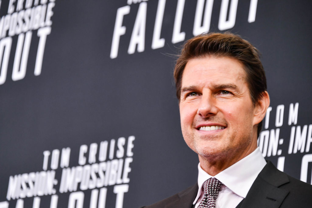 Actor Tom Cruise attends the 'Mission: Impossible - Fallout' US Premiere at Lockheed Martin IMAX Theater at the Smithsonian National Air & Space Museum on July 22, 2018 in Washington, D.C. (Michael Loccisano—Getty Images for Paramount Pictu)