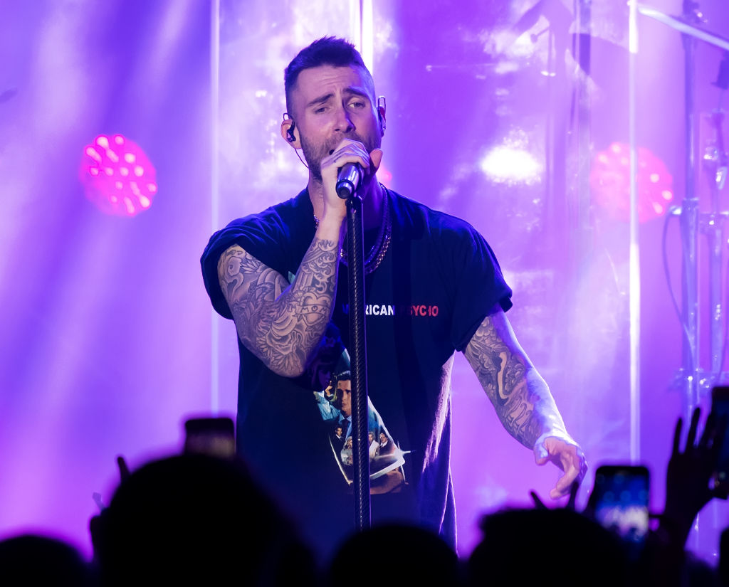 Adam Levine of Maroon 5 performs during Philly Fights Cancer: Round 4 at The Philadelphia Navy Yard on November 10, 2018 in Philadelphia, Pennsylvania. Maroon 5 will headline the halftime show at Super Bowl LIII. (Gilbert Carrasquillo&mdash;Getty Images)