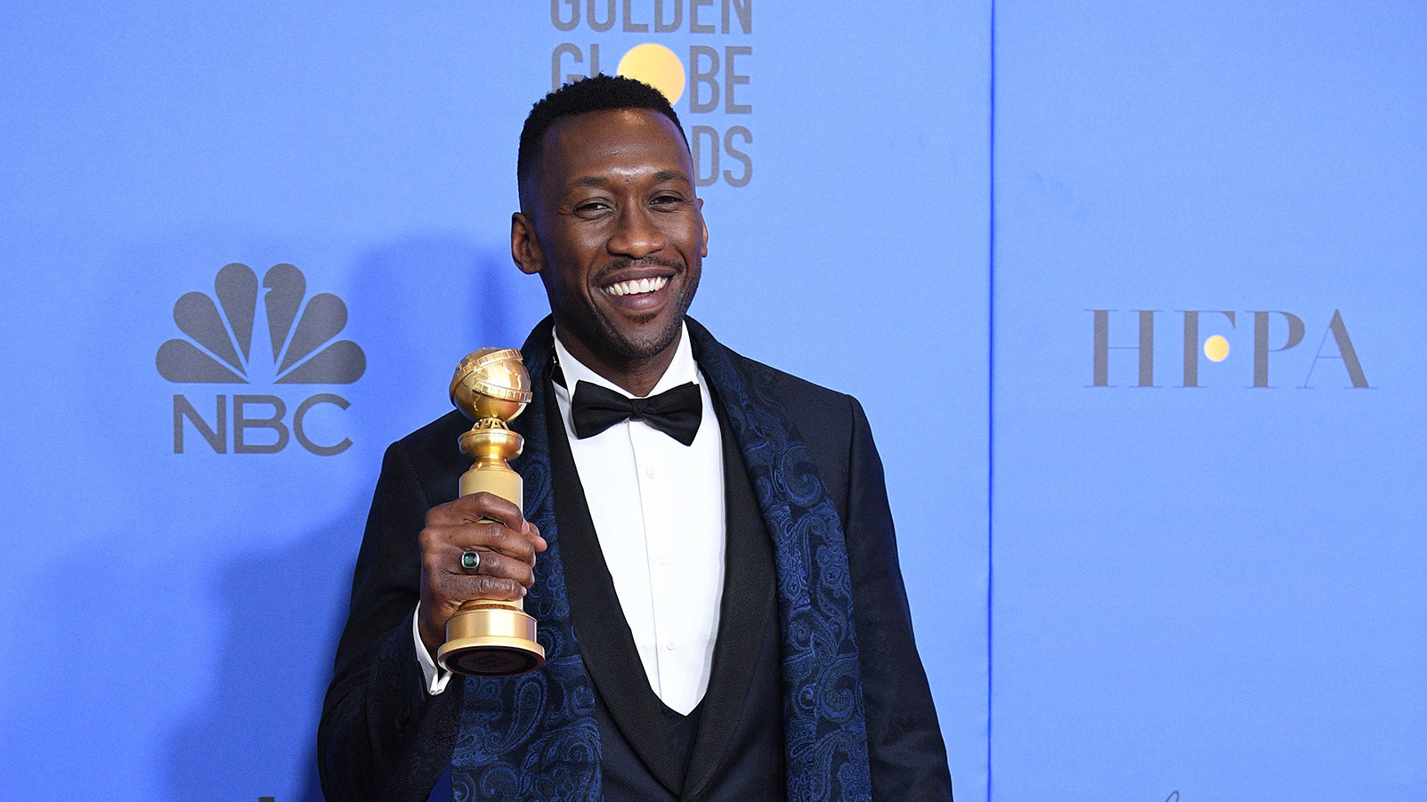 BEVERLY HILLS, CALIFORNIA - JANUARY 06: Best Actor in a Supporting Role in any Motion Picture for 'The Green Book' winner Mahershala Ali poses in the press room during the 75th Annual Golden Globe Awards at The Beverly Hilton Hotel on January 06, 2019 in Beverly Hills, California. (Photo by Daniele Venturelli/WireImage) (Daniele Venturelli—WireImage)