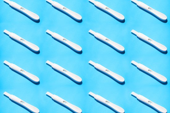 A group of pregnancy tests