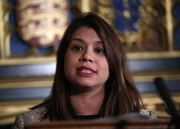 Tulip Siddiq MP speaking at an Association of Jewish Refugees event in the Houses of Parliament in Westminster, London, on the 80th anniversary of the Kindertransport scheme. (Photo by Yui Mok/PA Images via Getty Images)