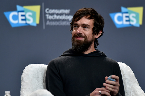 LAS VEGAS, NEVADA - JANUARY 09:  Twitter CEO Jack Dorsey speaks during a press event at CES 2019 at the Aria Resort &amp; Casino on January 9, 2019 in Las Vegas, Nevada. CES, the world's largest annual consumer technology trade show, runs through January 11 and features about 4,500 exhibitors showing off their latest products and services to more than 180,000 attendees.  (Photo by David Becker/Getty Images)