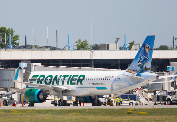 Frontier are the only carrier that allows passengers to tip flight attendants. (Portland Press Herald—Press Herald via Getty Images)