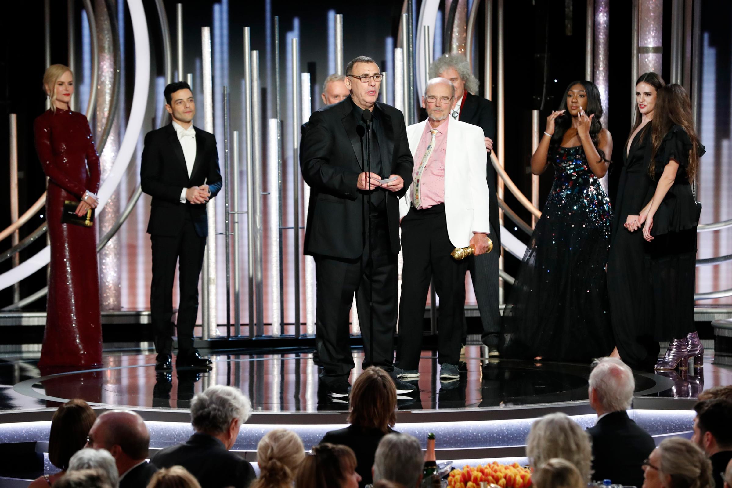 Jim Beach accepts the Best Motion Picture – Drama award for “Bohemian Rhapsody” onstage during the 76th Annual Golden Globe Awards.