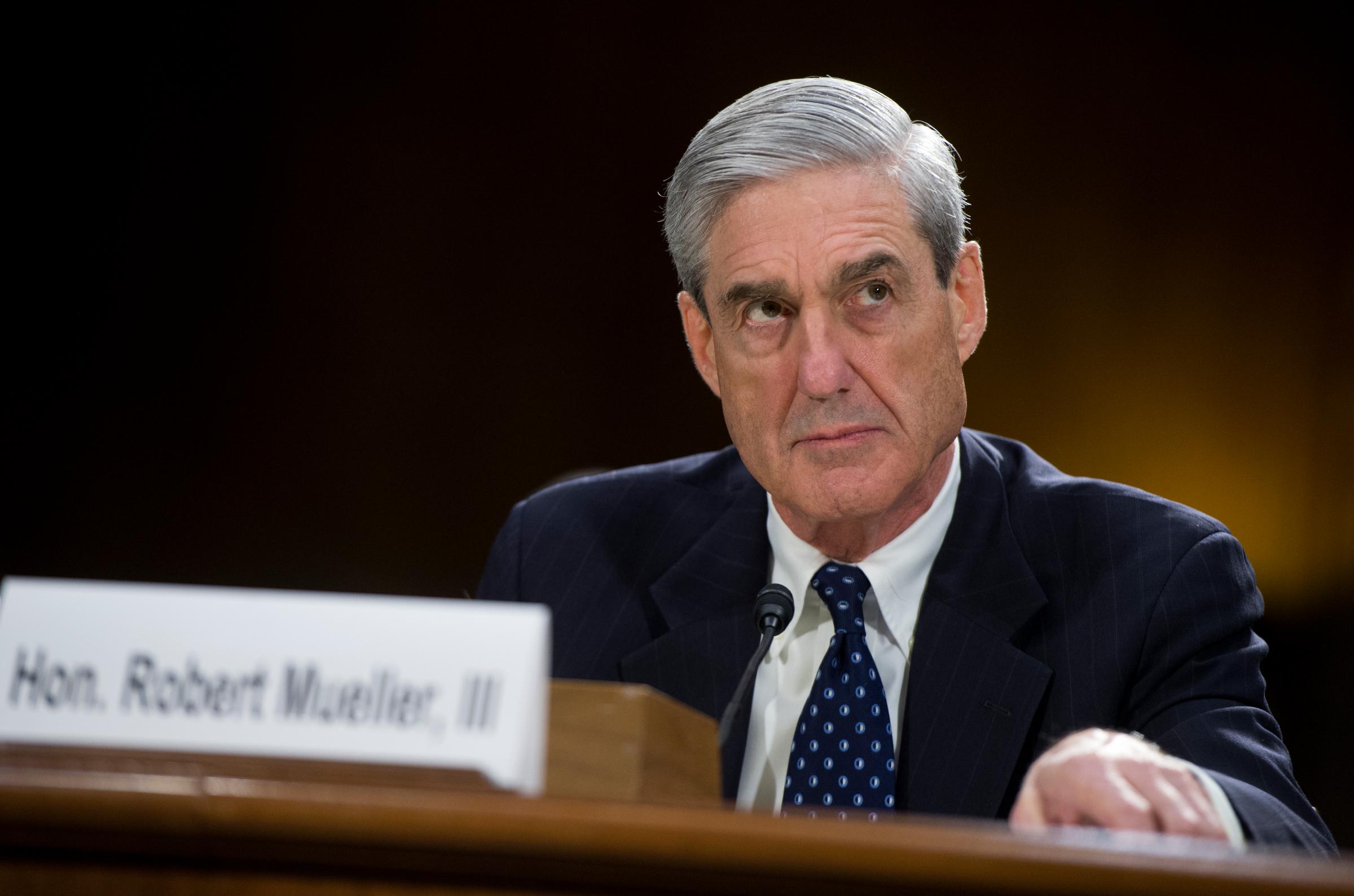 FBI Director Robert Mueller testifies before a Senate Judiciary Committee