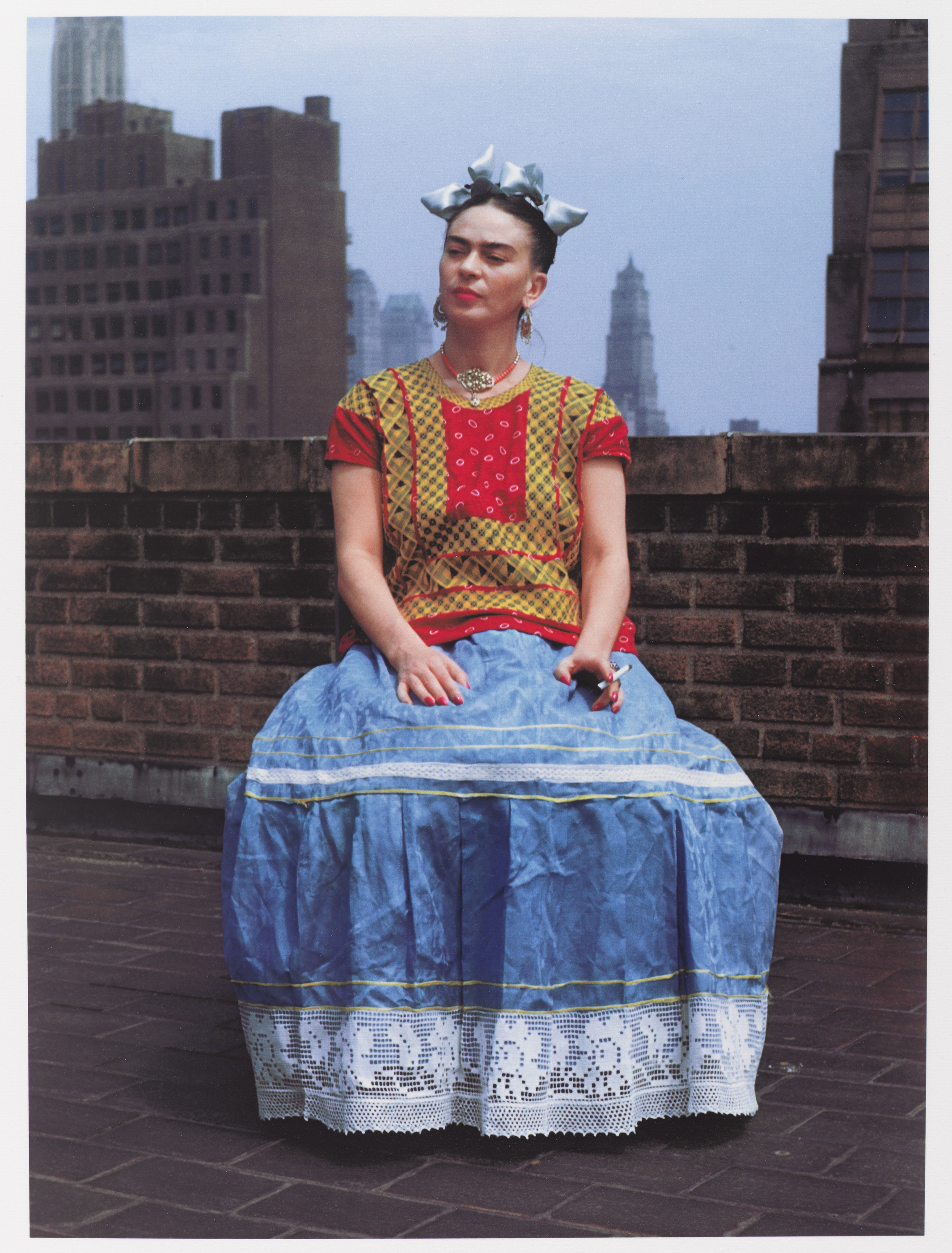 A photograph of Frida Kahlo taken in New York by Nickolas Muray. (Photo by Nickolas Muray, © Nickolas Muray Photo Archive.)