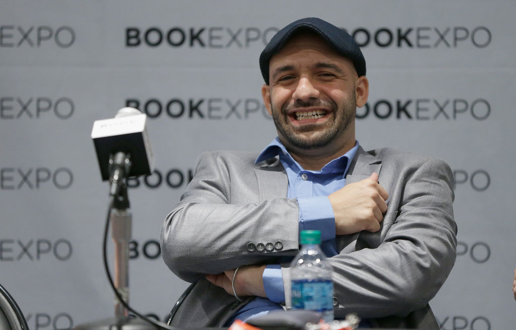 Author Daniel Jose Older speaks during the "Audio Publishers Association" panel at the BookExpo 2017 at Javits Center