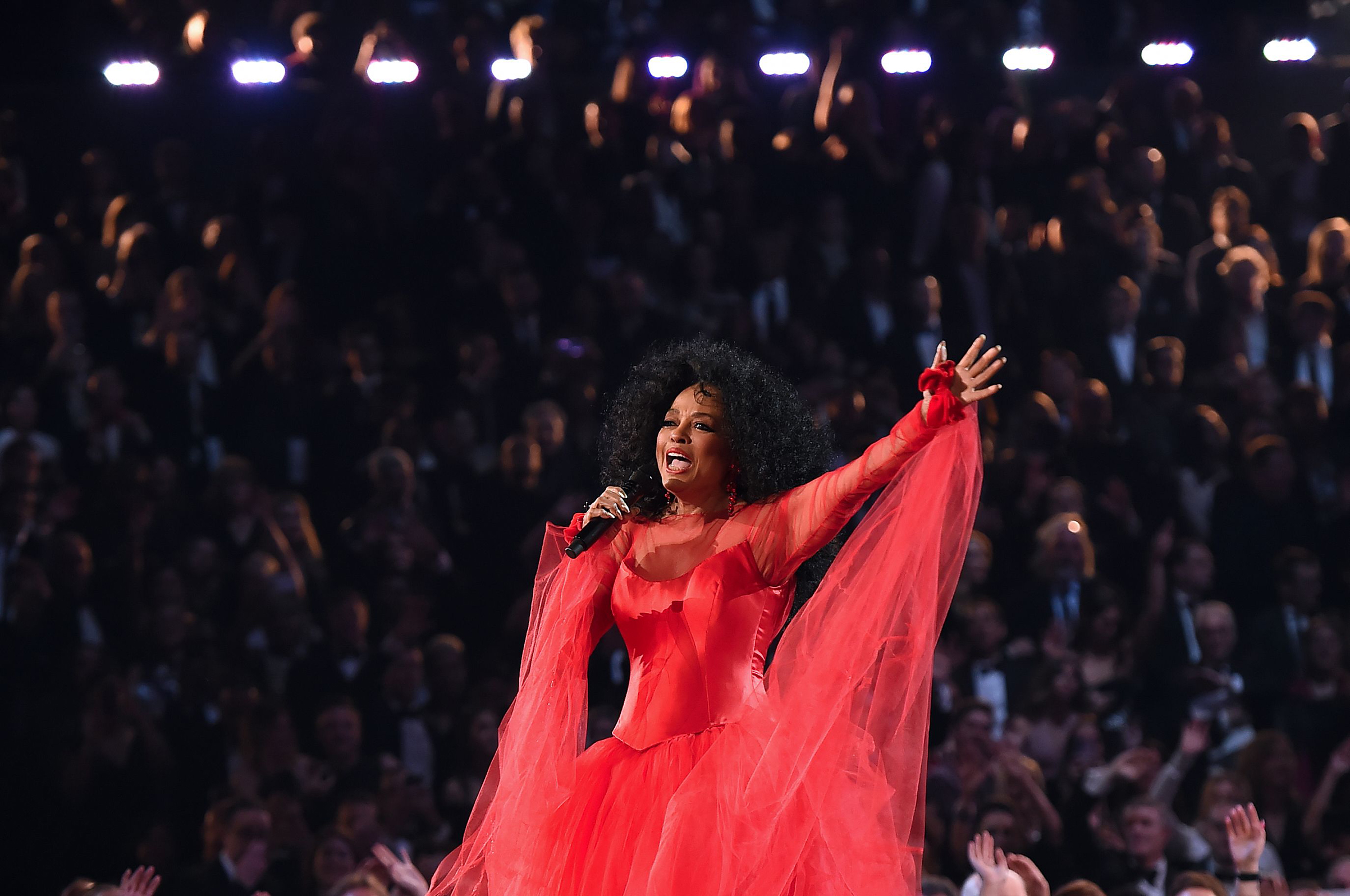 Diana Ross performs onstage during the 61st Annual Grammy Awards on Feb. 10, 2019, in Los Angeles. (Robyn Beck—AFP/Getty Images)