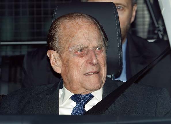 LONDON, UNITED KINGDOM - DECEMBER 19: (EMBARGOED FOR PUBLICATION IN UK NEWSPAPERS UNTIL 24 HOURS AFTER CREATE DATE AND TIME) Prince Philip, Duke of Edinburgh attends a Christmas lunch for members of the Royal Family hosted by Queen Elizabeth II at Buckingham Palace on December 19, 2018 in London, England. (Photo by Max Mumby/Indigo/Getty Images)