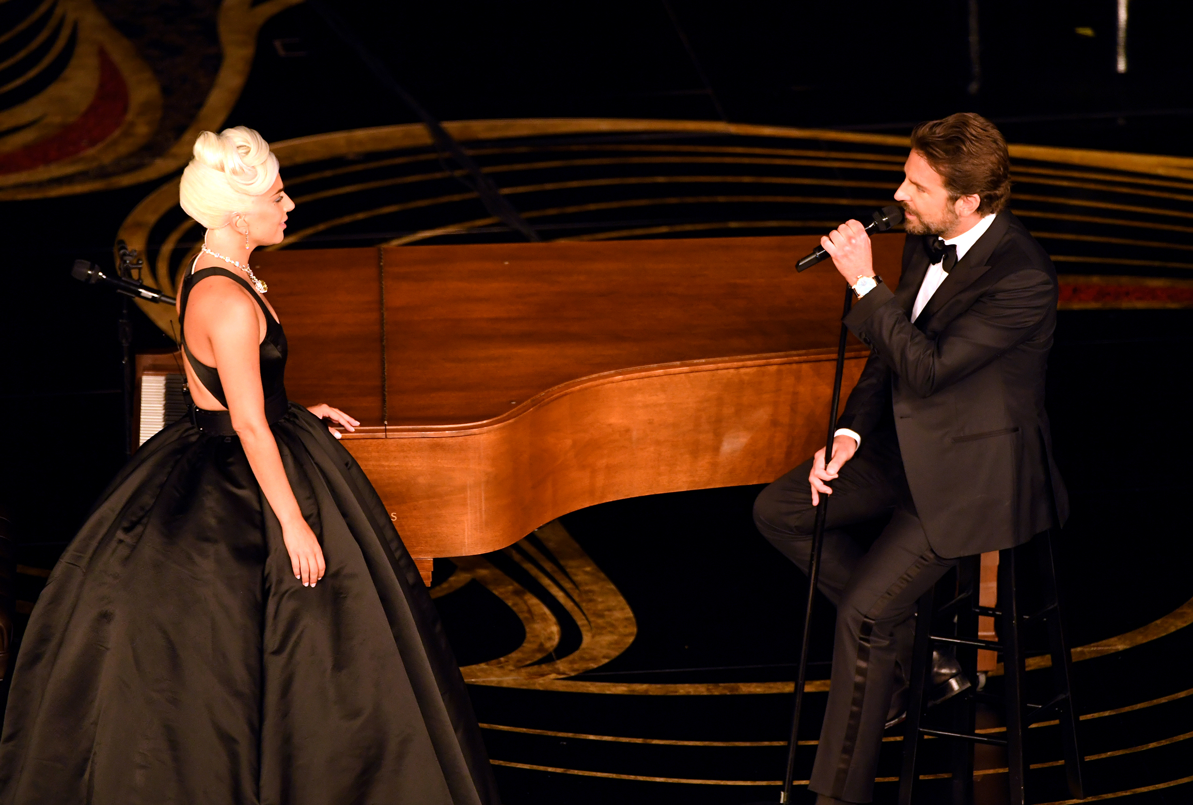 Lady Gaga and Bradley Cooper perform onstage during the 91st Annual Academy Awards at Dolby Theatre on Feb. 24, 2019. (Kevin Winter—Getty Images)