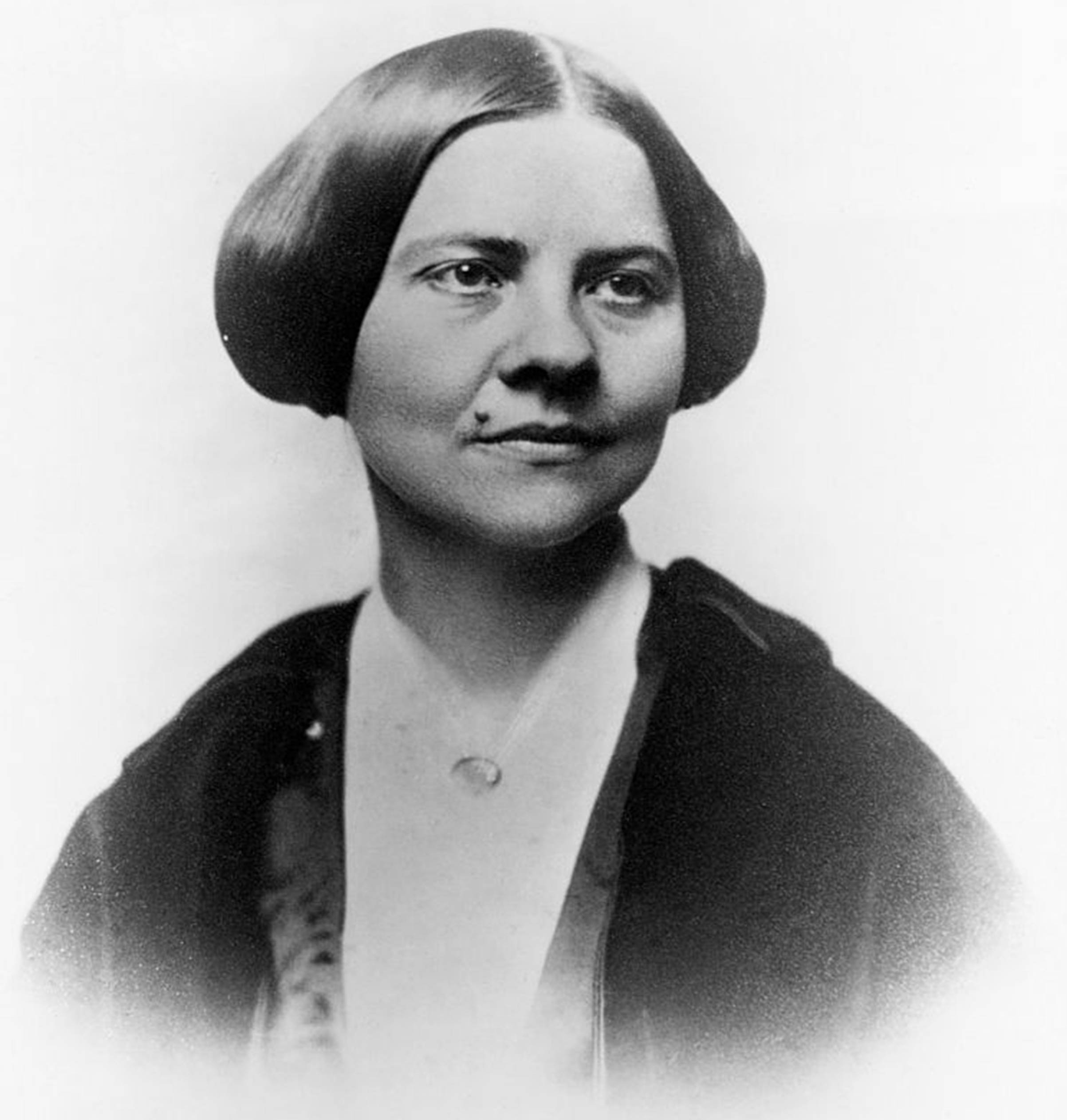 An undated photo of abolitionist and women's rights activist Lucy Stone (Corbis—Getty Images)