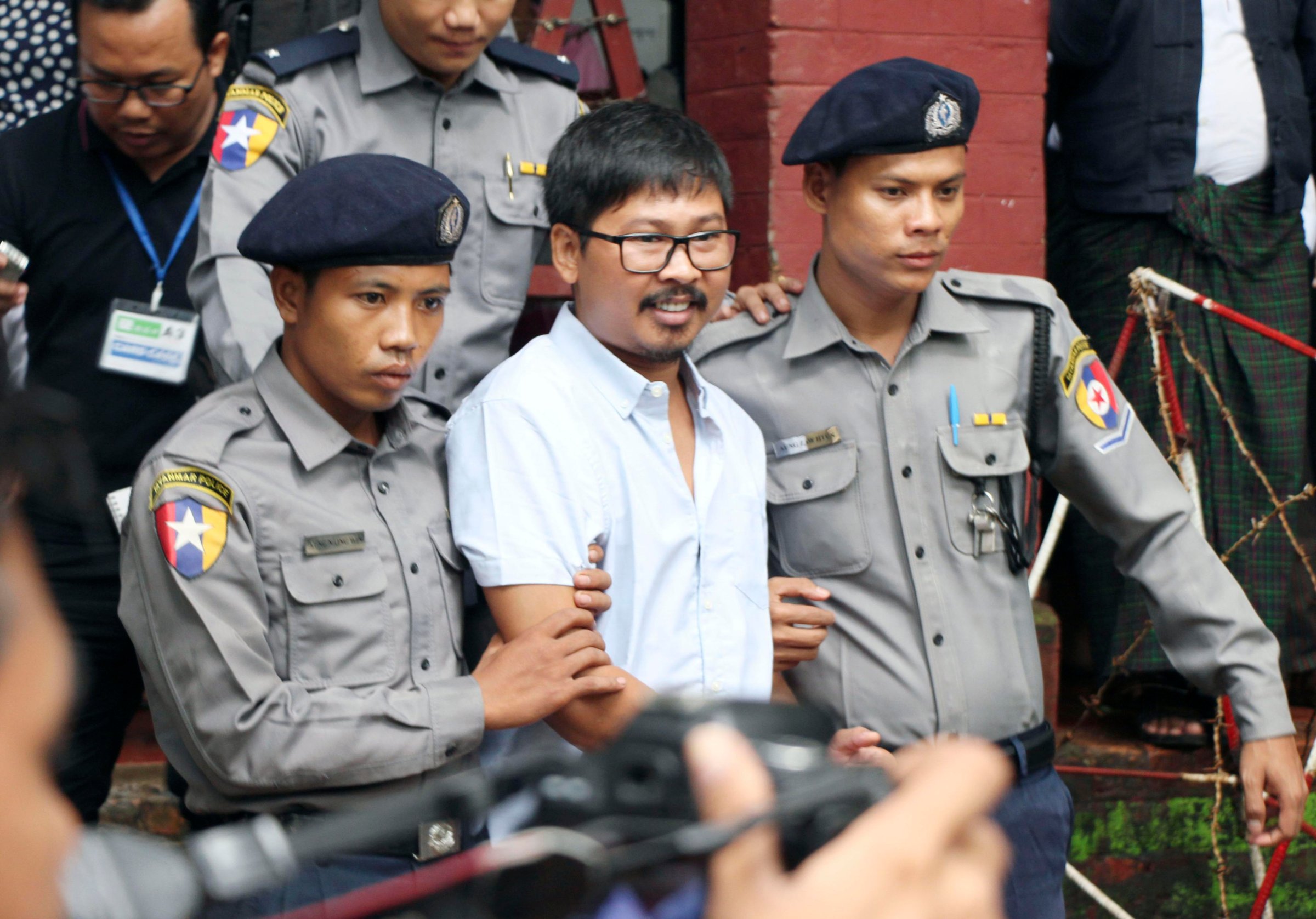 Myanmar court charges 2 Reuters reporters under Official Secrets Act