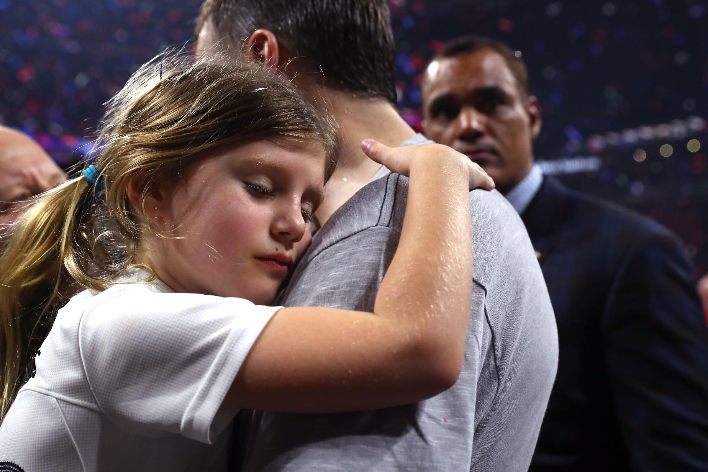 Tom Brady's daughter was a show stealer