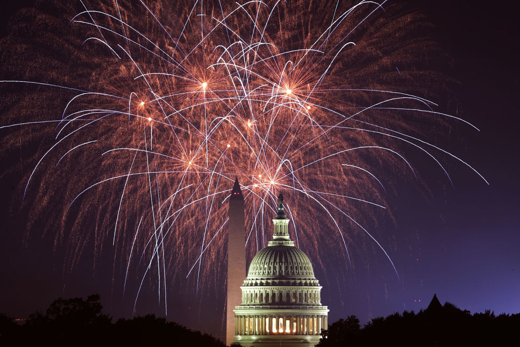 Fireworks Explode Over Nation's Capital In Celebration Of Independence Day