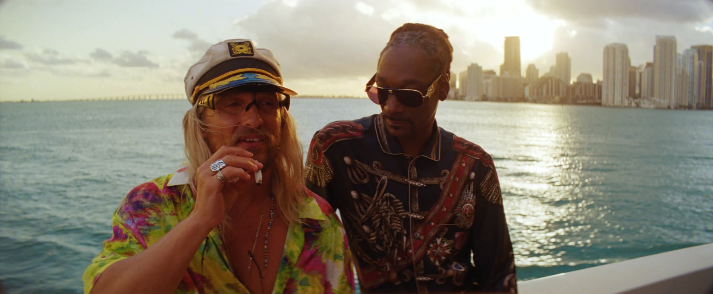 McConaughey mugs with rapper friend Lingerie, played by none other than Snoop Dogg