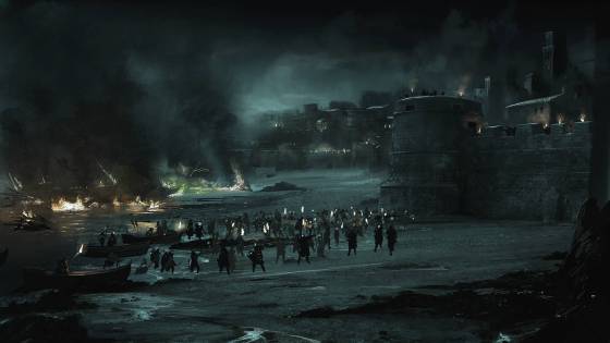 Battle of Blackwater in <i>Game of Thrones</i> (HBO)