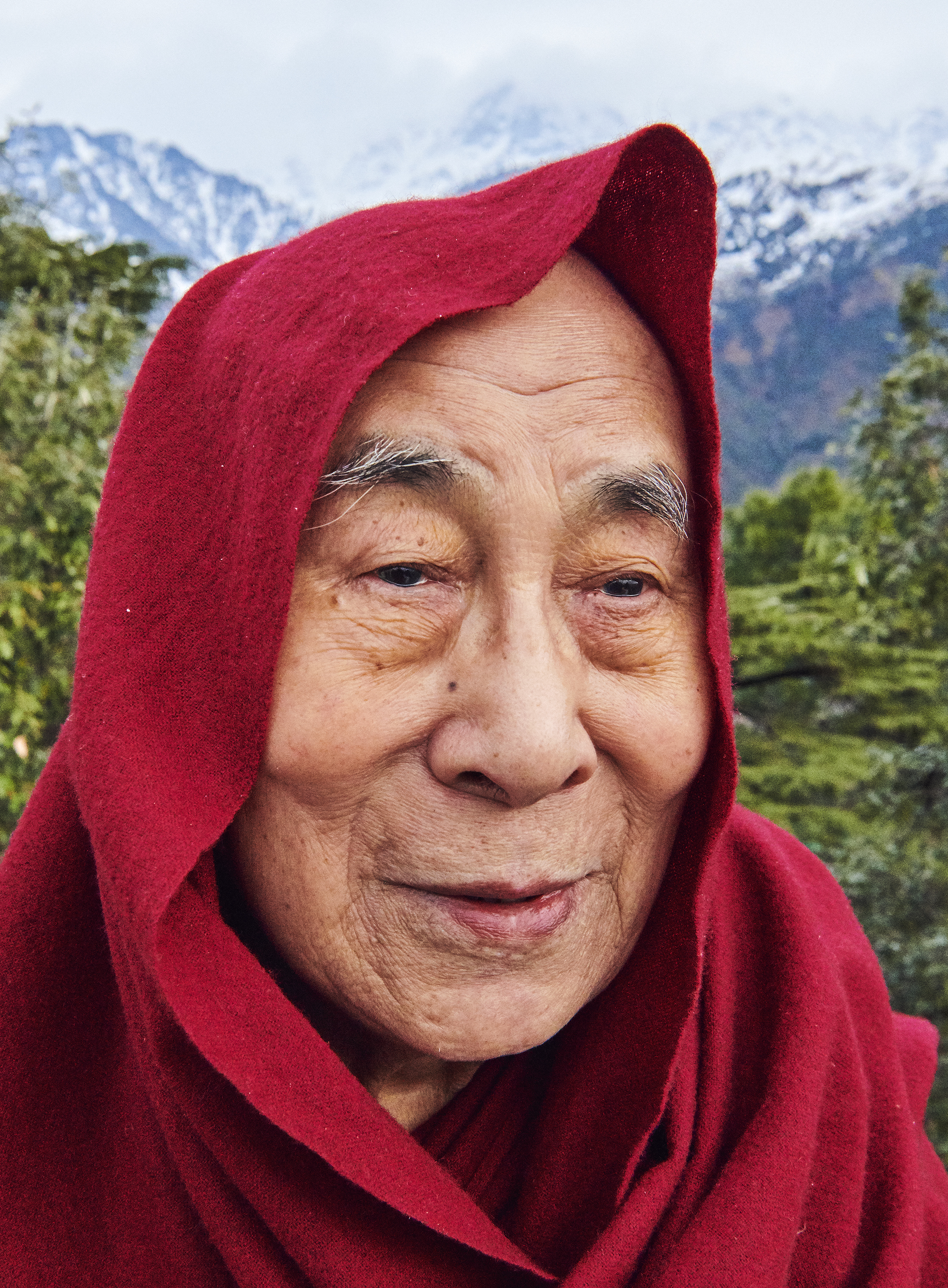 At 83, the Buddhist leader reflects on a life spent away from his native Tibet. (Ruven Afanador for TIME)