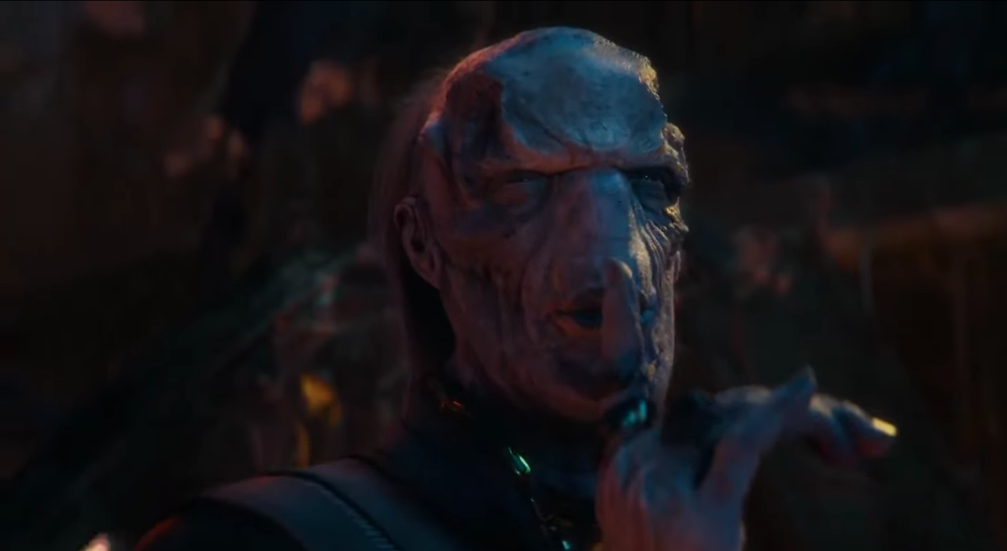 Tom Vaughan-Lawlor as Ebony Maw in <i>Avengers: Infinity War</i> (Marvel)