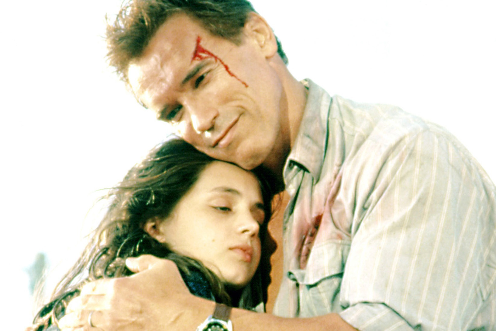 Eliza Dushku and Arnold Schwarzenegger in 'True Lies' 1994 (20th Century Fox/Courtesy Everett.)