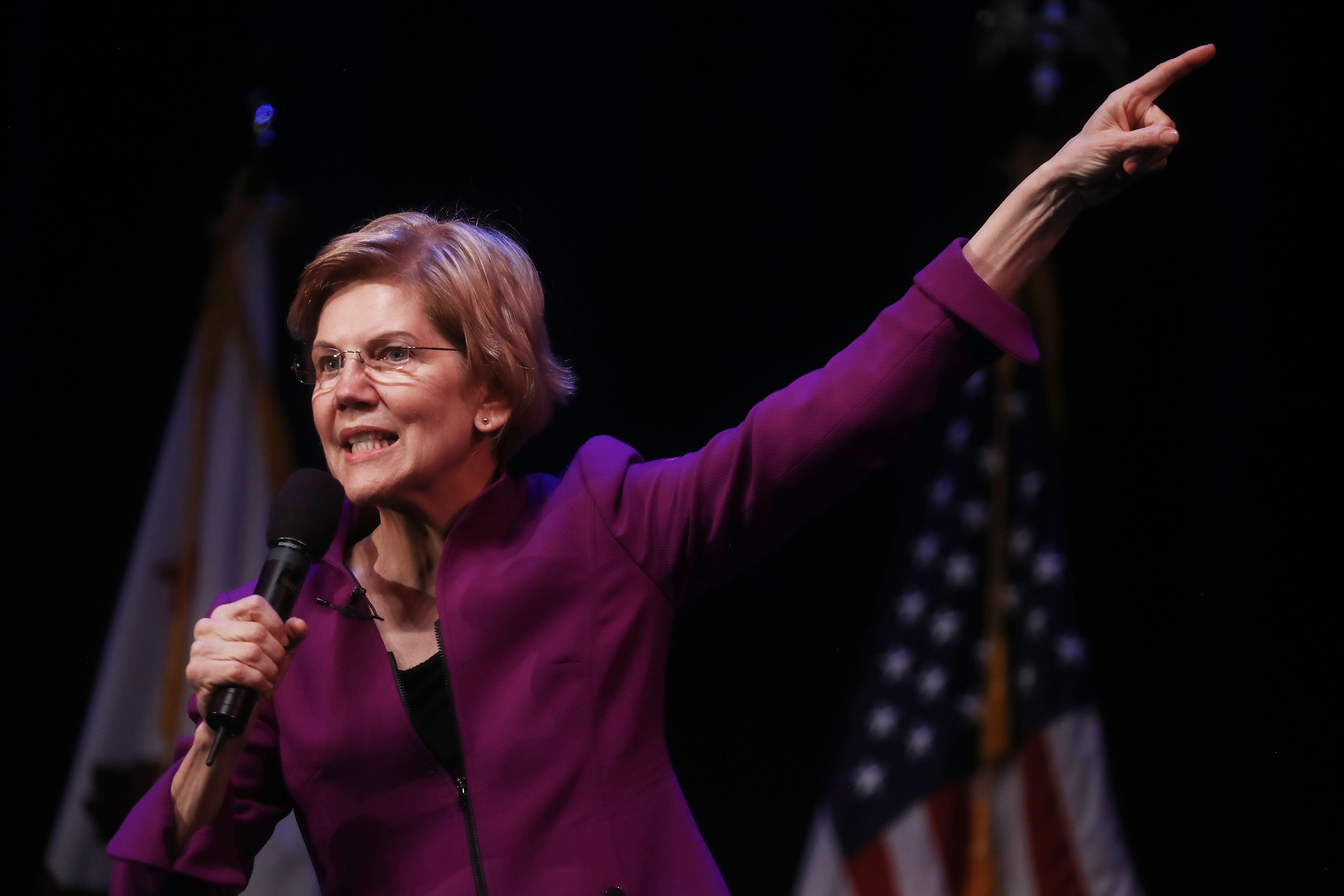 Elizabeth Warren Brings Her Presidential Campaign To Southern California