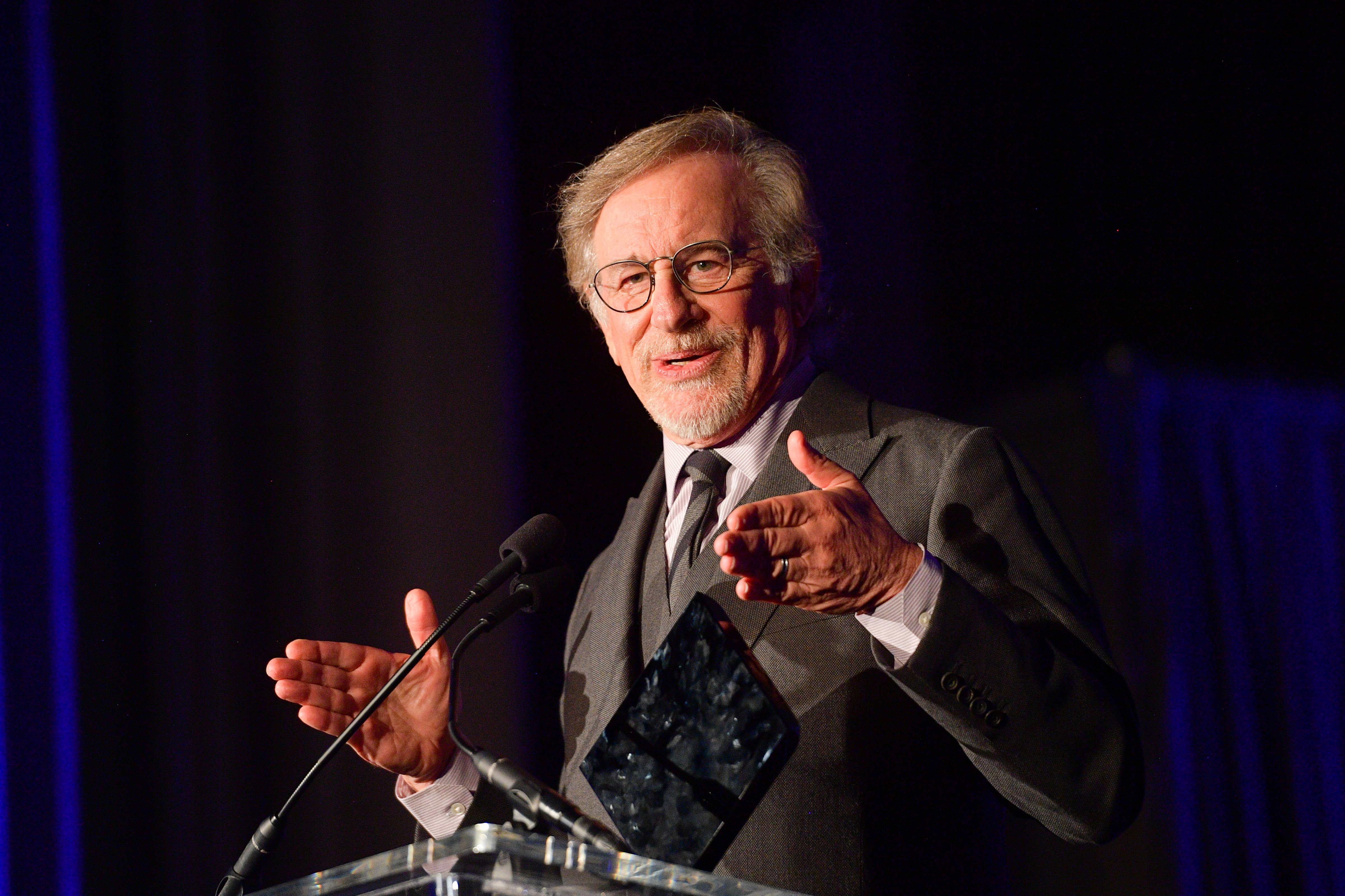 Steven Spielberg attends an awards show in Los Angeles, Calif. on Feb. 16, 2019. (Matt Winkelmeyer—Getty Images)