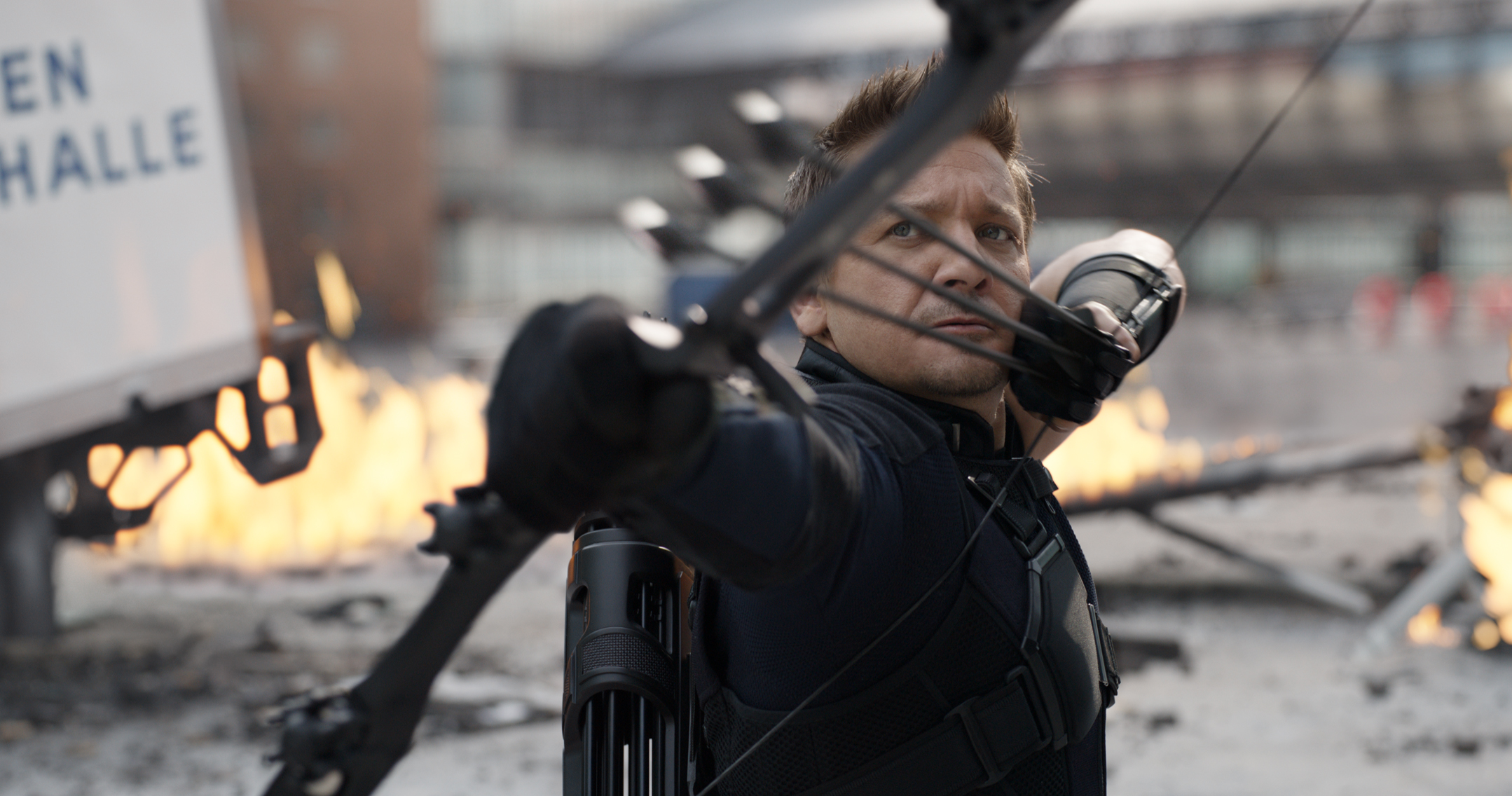 Hawkeye/Clint Barton (Jeremy Renner) in <i>Captain America: Civil War</i> (Film Frame/Marvel Studios)