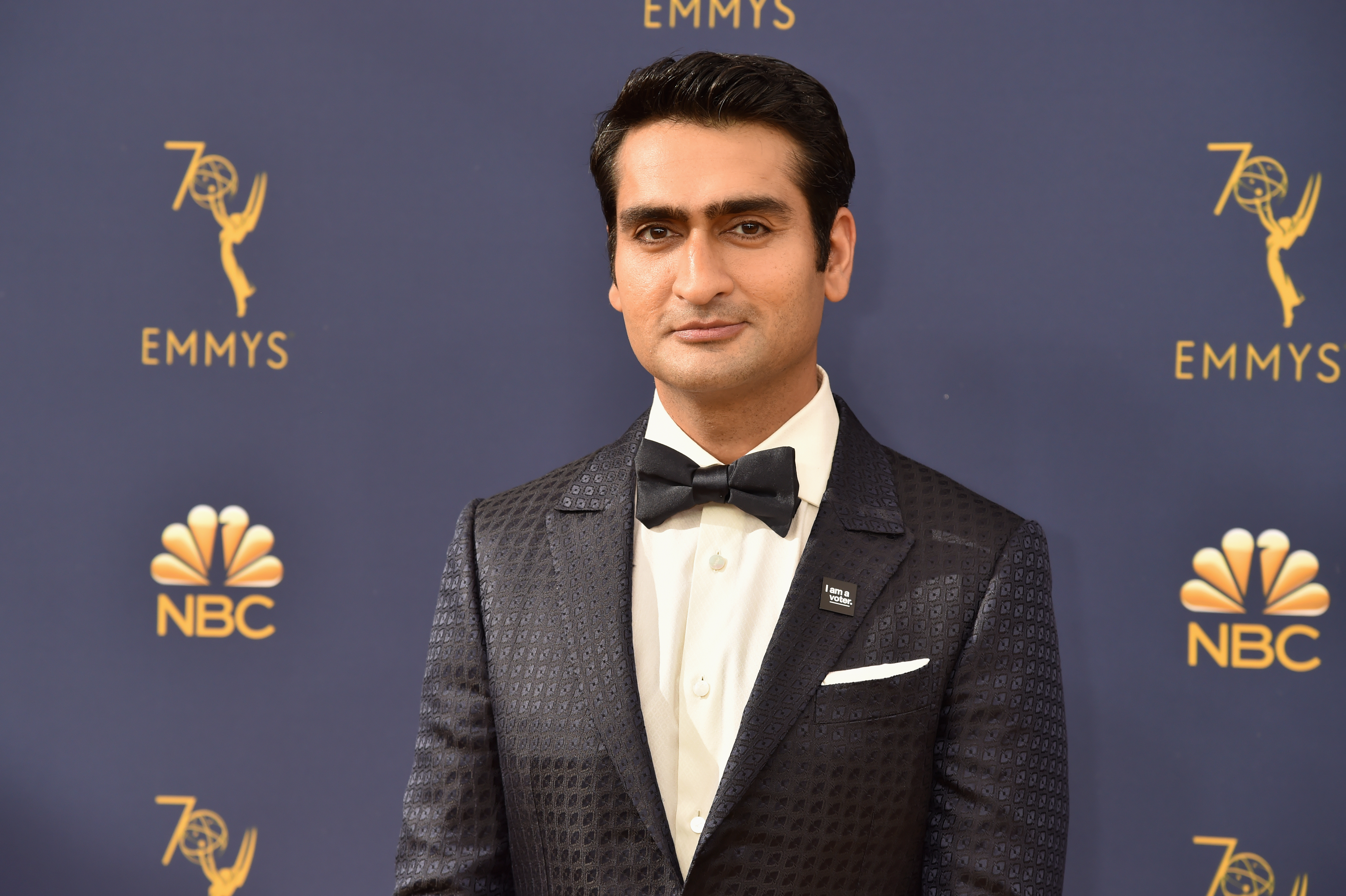 LOS ANGELES, CA - SEPTEMBER 17:  Kumail Nanjiani attends the 70th Emmy Awards at Microsoft Theater on September 17, 2018 in Los Angeles, California.  (Photo by Jeff Kravitz/FilmMagic) (Jeff Kravitz—FilmMagic)