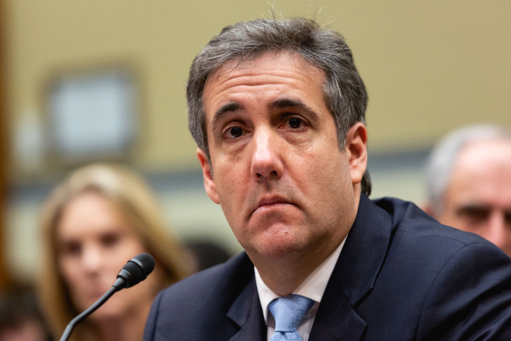Michael Cohen, former lawyer for U.S. President Donald Trump, testifies before the House Oversight Committee