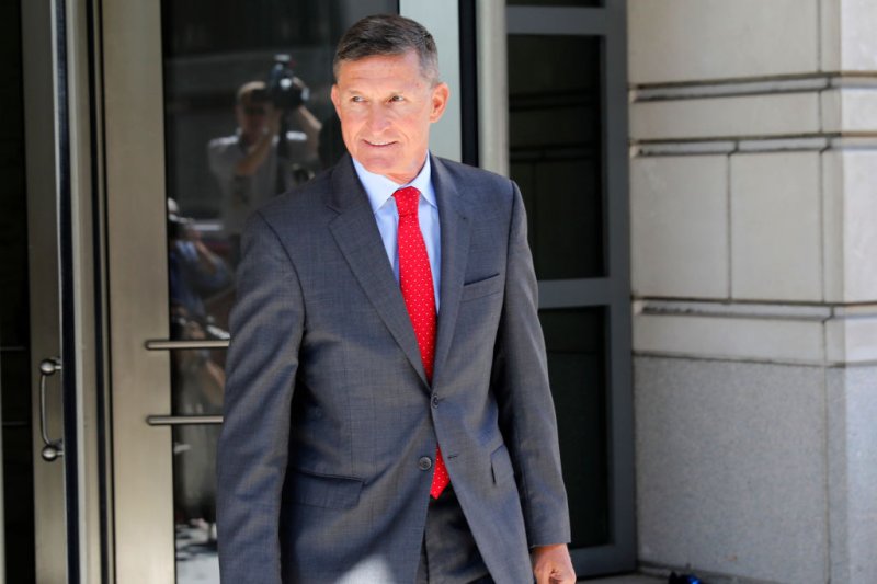 Michael Flynn departs the E. Barrett Prettyman United States Courthouse following a pre-sentencing hearing on July 10, 2018 in Washington, DC.