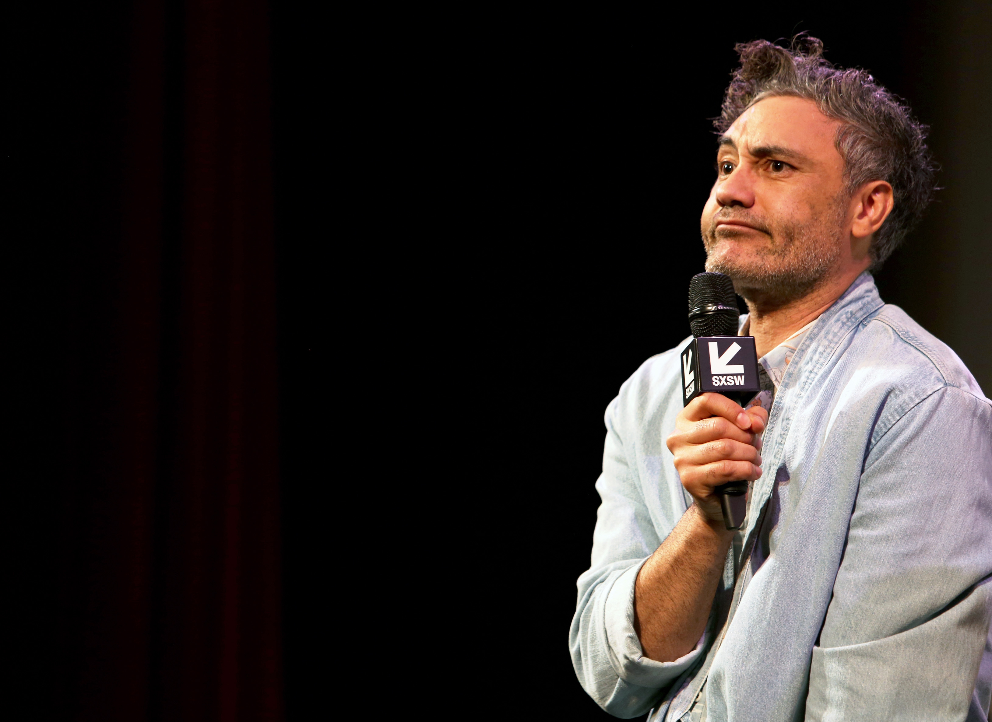 Taika Waititi speaks onstage at the "What We Do in the Shadows" Premiere during the 2019 SXSW Conference and Festivals at Paramount Theatre on March 8, 2019 in Austin, Texas.  (Photo by Travis P Ball/Getty Images for SXSW) (Travis P Ball—Getty Images for SXSW)