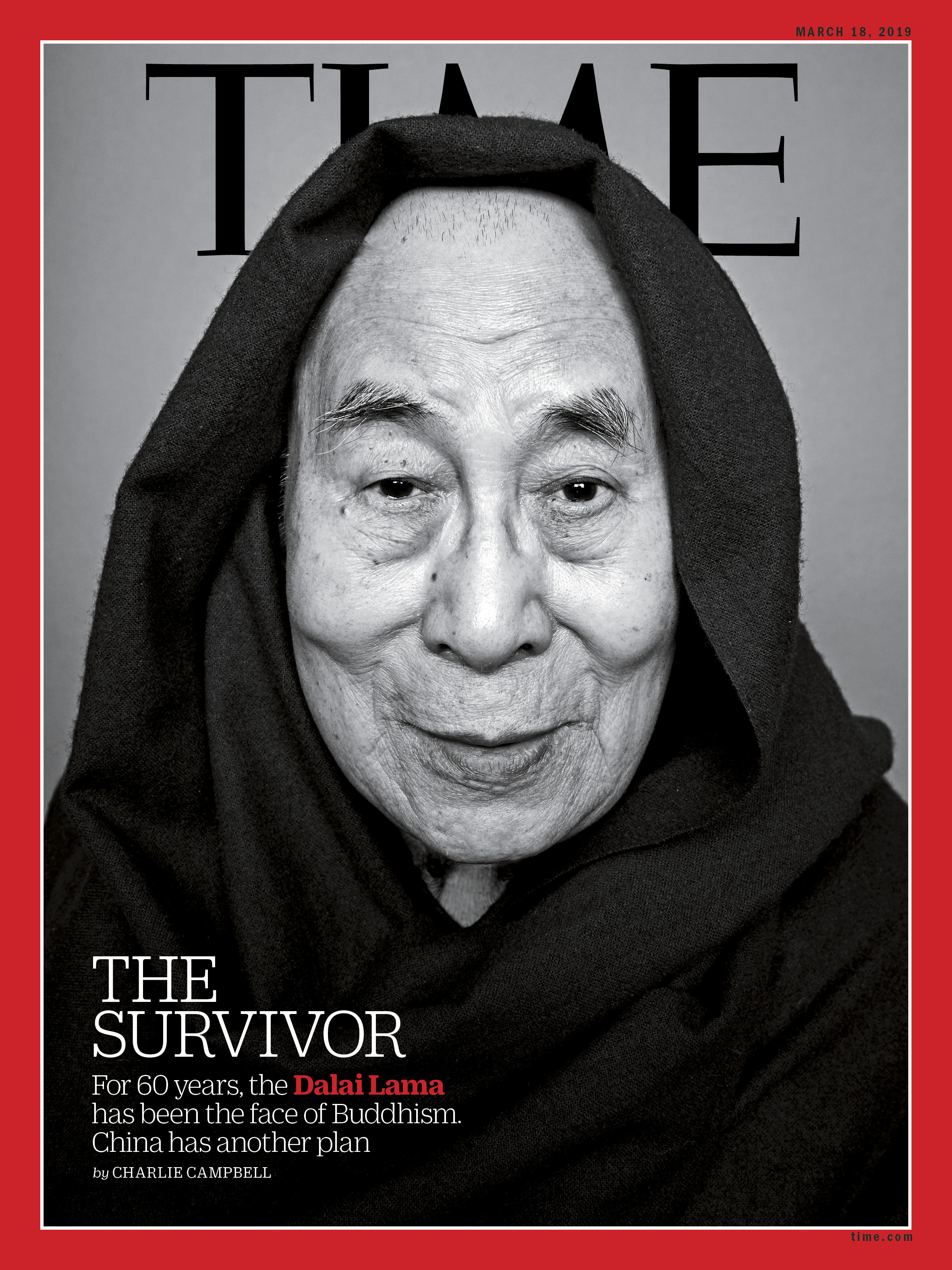 The Survivor Dalai Lama Time Magazine Cover 190318