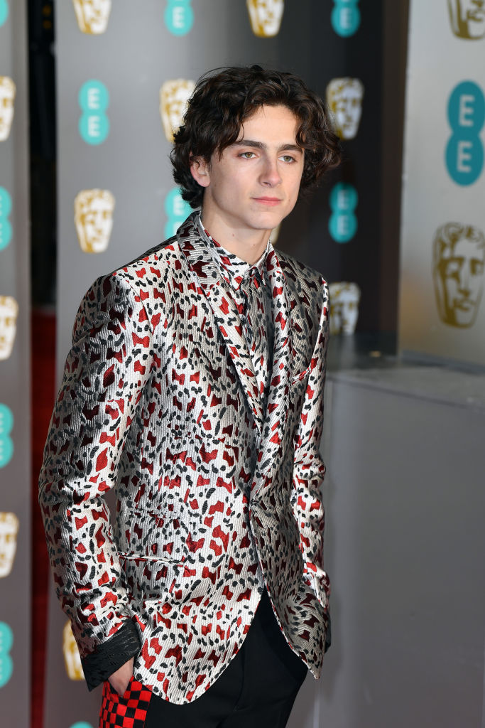 Timothée Chalamet attends the EE British Academy Film Awards at Royal Albert Hall on February 10, 2019 in London, England. (Pascal Le Segretain—Getty Images)