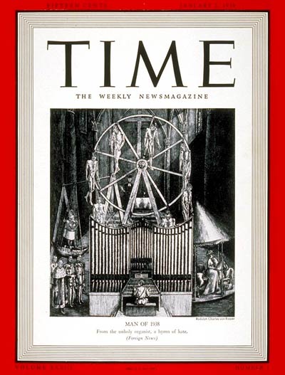 The Jan. 2, 1939, cover of TIME (Cover Credit: RUDOLPH C. VON RIPPER)